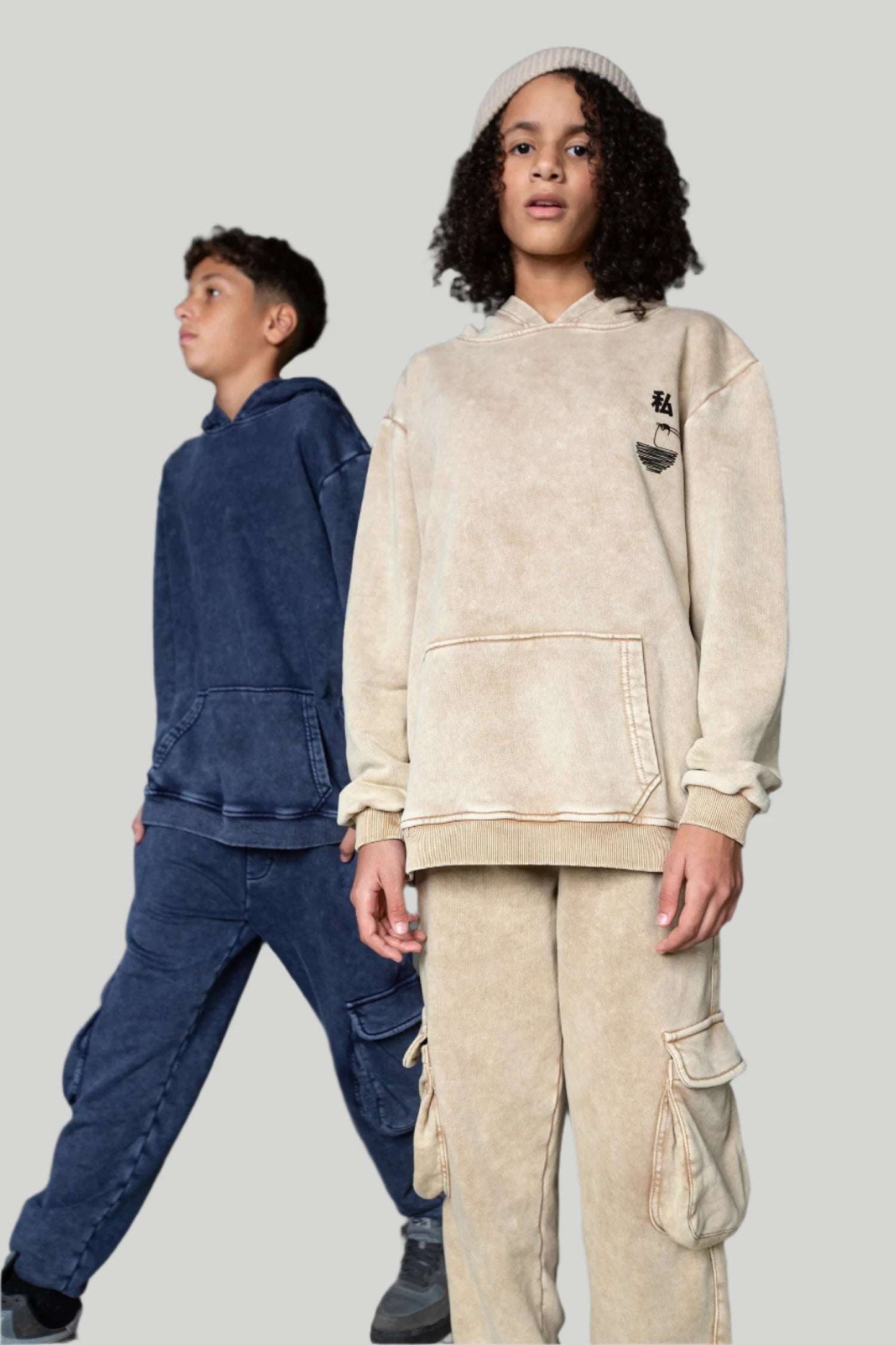 The Denim acidwash set