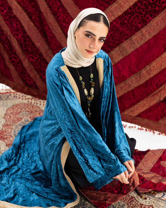 Ocean Velvet Kaftan - Adult