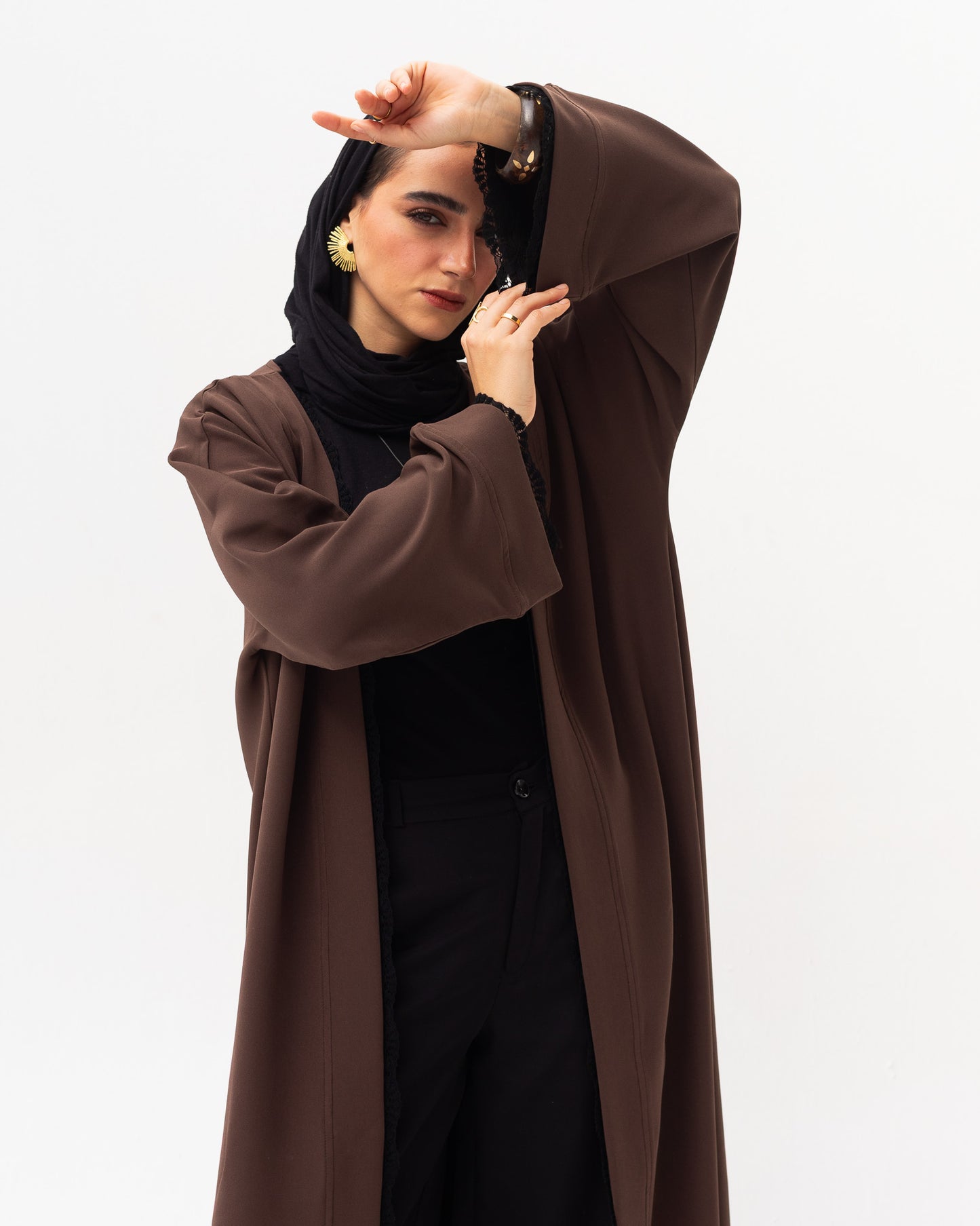 Lace Espresso Kaftan