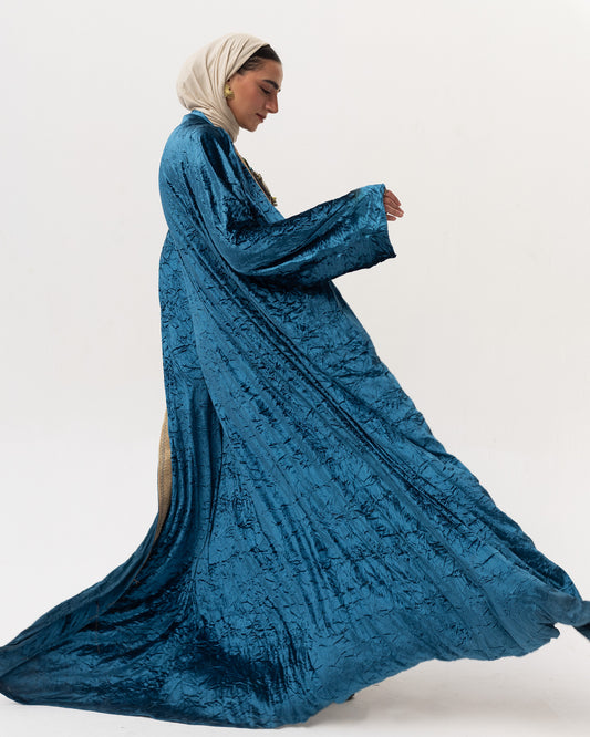 Ocean Velvet Kaftan - Adult