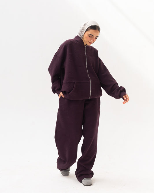 Burgundy Waves Set – Unisex - Adult