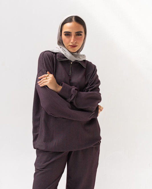 Burgundy Waves Set – Unisex - Adult