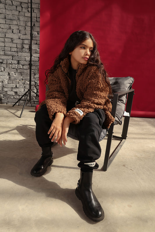 The Teddy hug jacket- youth