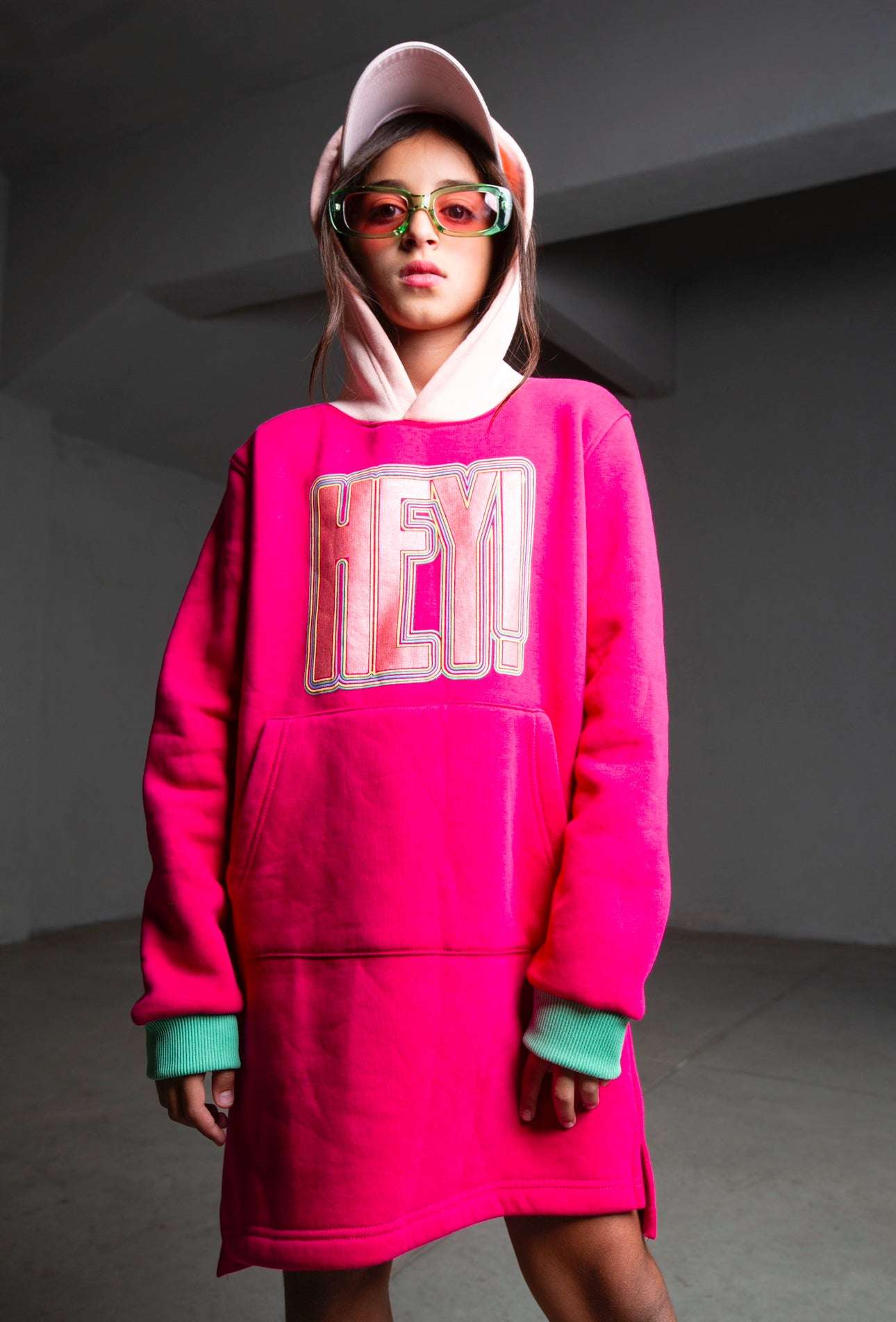 The Hey hoodie dress