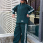 The dark green retro rush set - adults