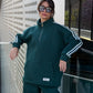 The dark green retro rush set - adults