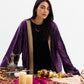 Indigo Velvet Kaftan - Adult