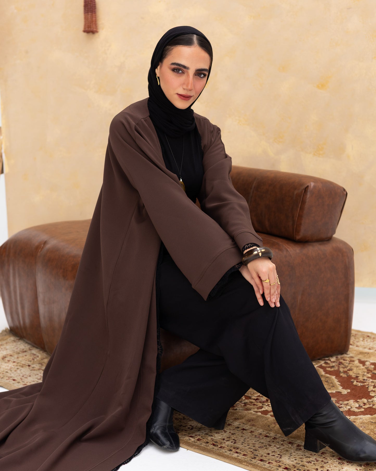 Lace Espresso Kaftan