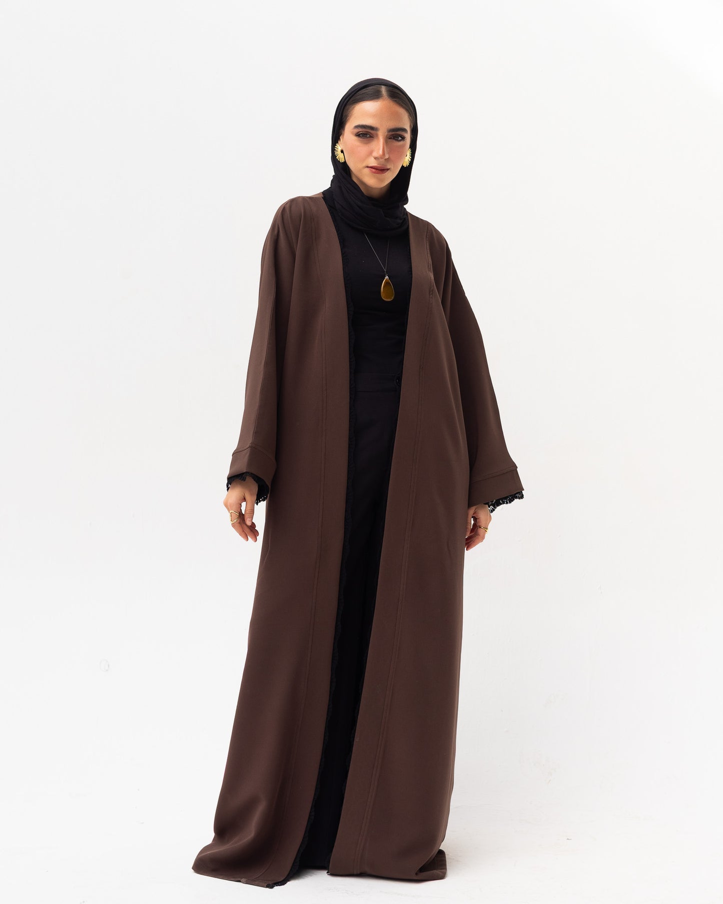 Lace Espresso Kaftan