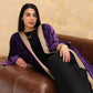 Indigo Velvet Kaftan - Adult