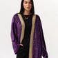 Indigo Velvet Kaftan - Adult