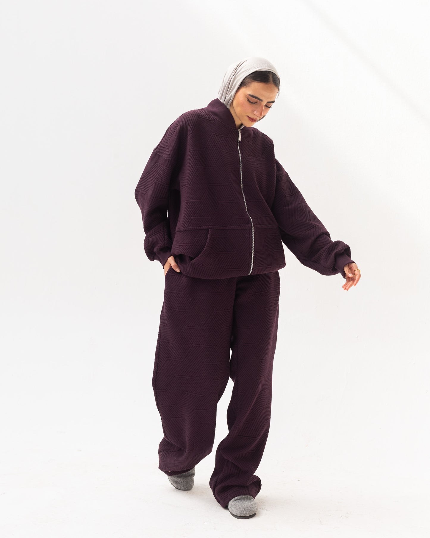 Burgundy Waves Set – Unisex - Adult