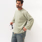 Textured Wave Top – Sage Khaki | Unisex