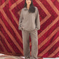 Striped Cashmere Unisex Set - Adult