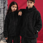 The black Teddy hug jacket- youth