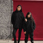 The black Teddy hug jacket- adults